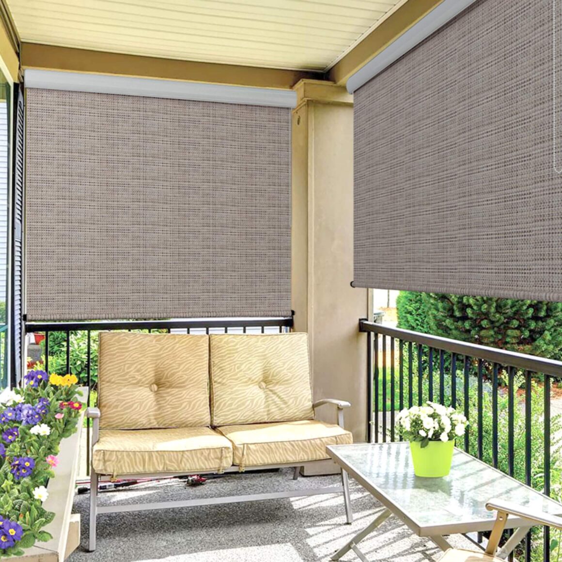 Opt for Outdoor Roller Shades Instead of Air Conditionin